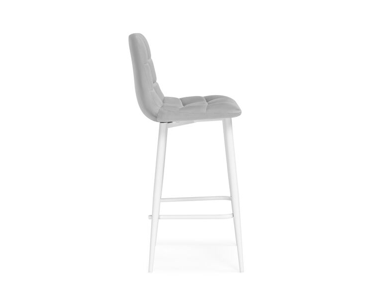 Купить Барный стул Чилли К серый / белый, Цвет: серый, фото 3