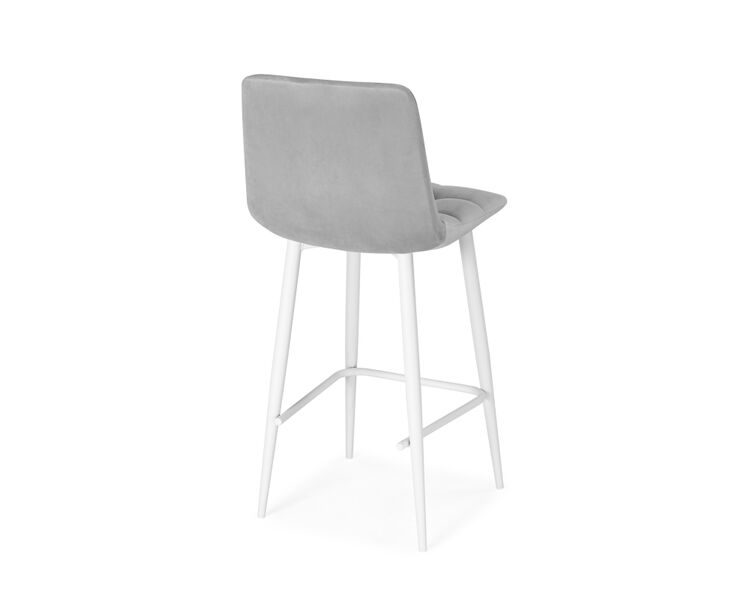 Купить Барный стул Чилли К серый / белый, Цвет: серый, фото 4
