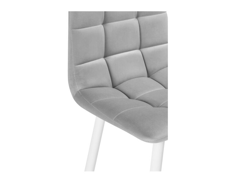 Купить Барный стул Чилли К серый / белый, Цвет: серый, фото 6