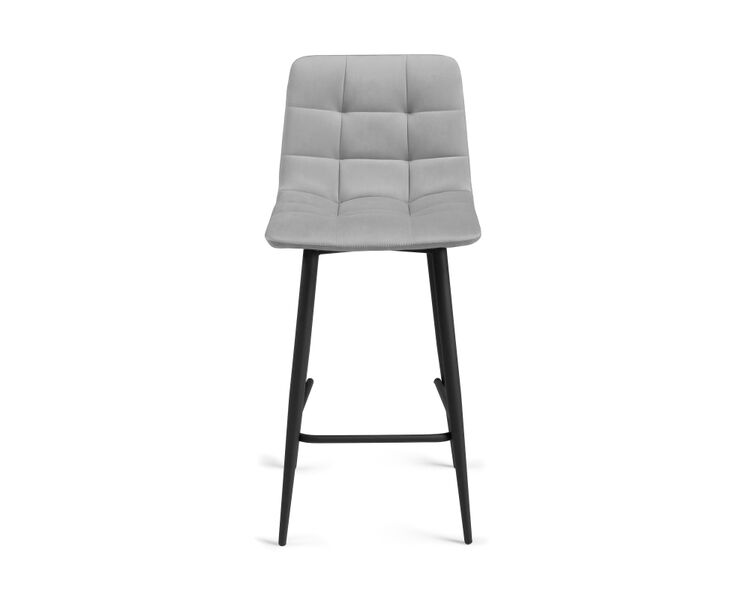 Купить Барный стул Чилли К светло-серый / черный, Цвет: серый-1, фото 2
