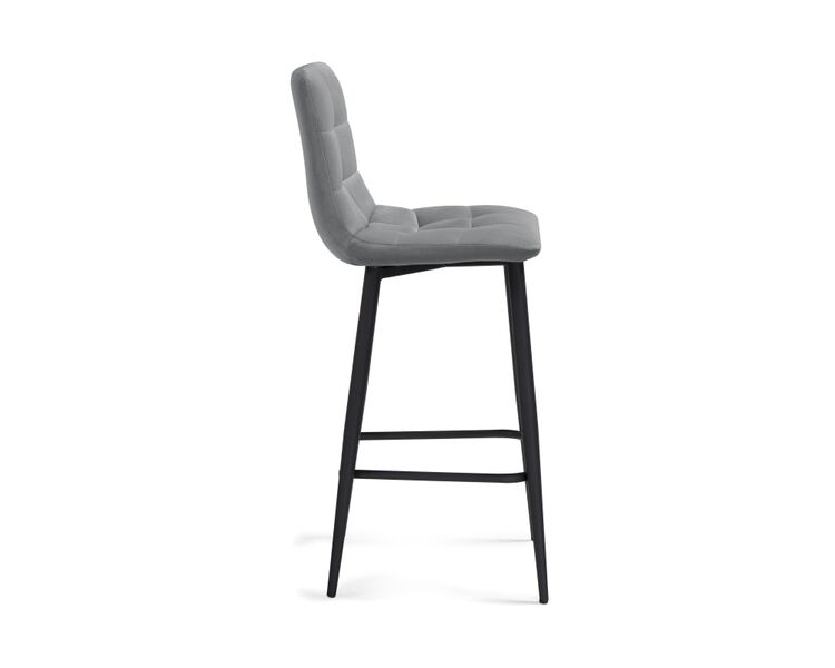 Купить Барный стул Чилли К темно-серый / черный, Цвет: серый-2, фото 3
