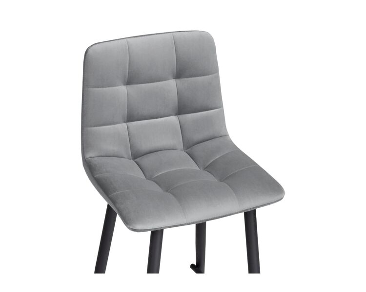 Купить Барный стул Чилли К темно-серый / черный, Цвет: серый-2, фото 5