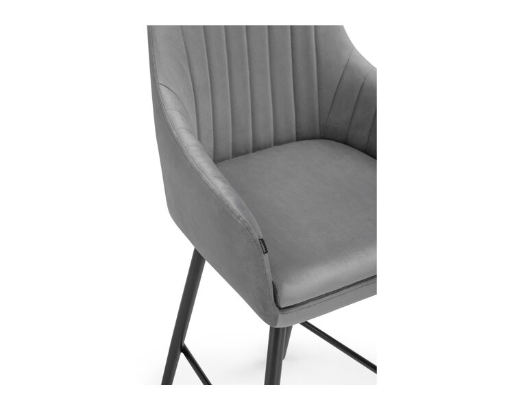 Купить Барный стул Райнер MR -11 / черный, Цвет: серый, фото 6