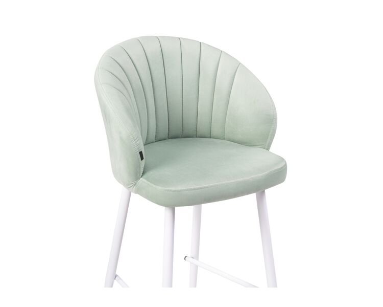 Купить Барный стул Барный стул Бэнбу velutto 14 / белый, Цвет: зеленый, фото 5