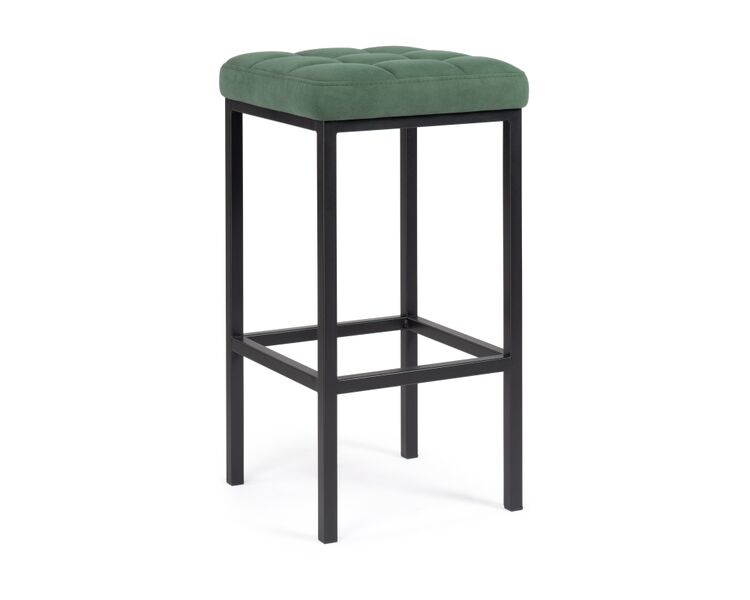 Купить Барный стул Лофт катания изумруд / черный матовый, Цвет: зеленый-1