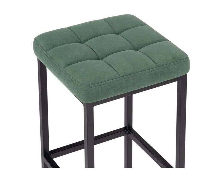 Купить Барный стул Лофт катания изумруд / черный матовый, Цвет: зеленый-1, фото 3