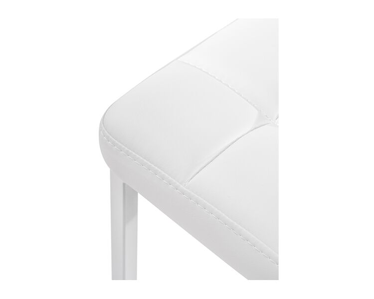 Купить Барный стул Лофт линкольн белый / белый матовый, Цвет: белый, фото 5