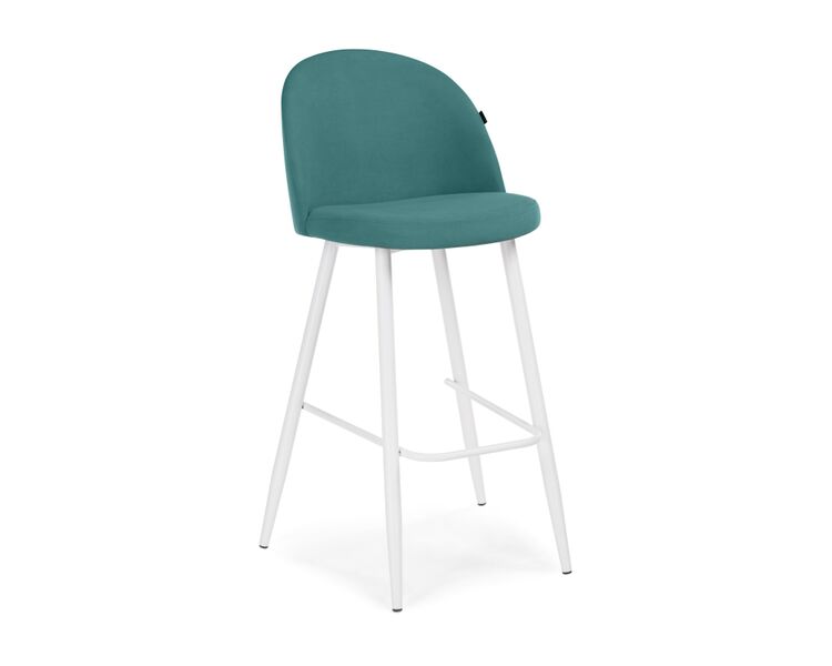 Купить Барный стул Сондре бирюзовый / белый, Цвет: зеленый-1
