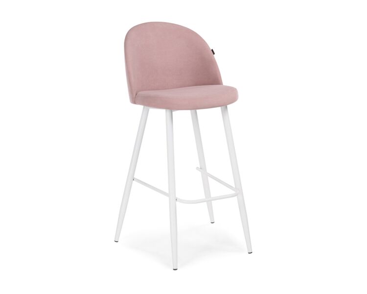Купить Барный стул Сондре пыльно-розовый / белый, Цвет: розовый