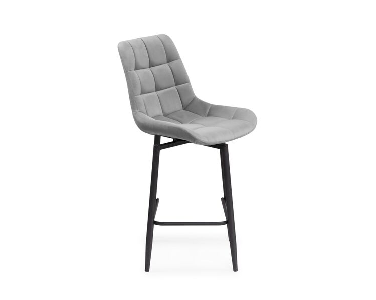 Купить Барный стул Алст К крутящийся светло-серый / черный, Цвет: серый, фото 3