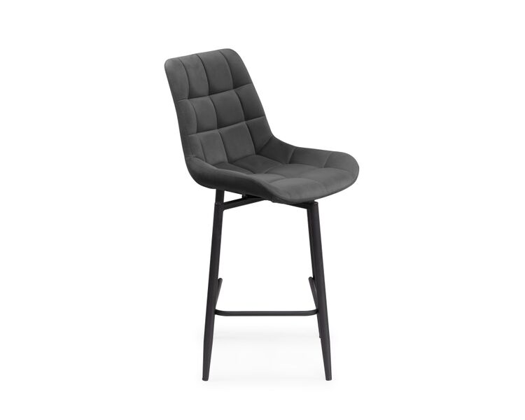 Купить Барный стул Алст К крутящийся темно-серый / черный, Цвет: серый, фото 3