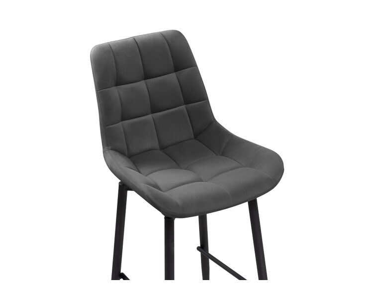 Купить Барный стул Алст К крутящийся темно-серый / черный, Цвет: серый, фото 6