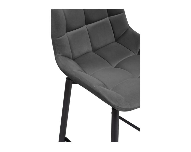 Купить Барный стул Алст К крутящийся темно-серый / черный, Цвет: серый, фото 7