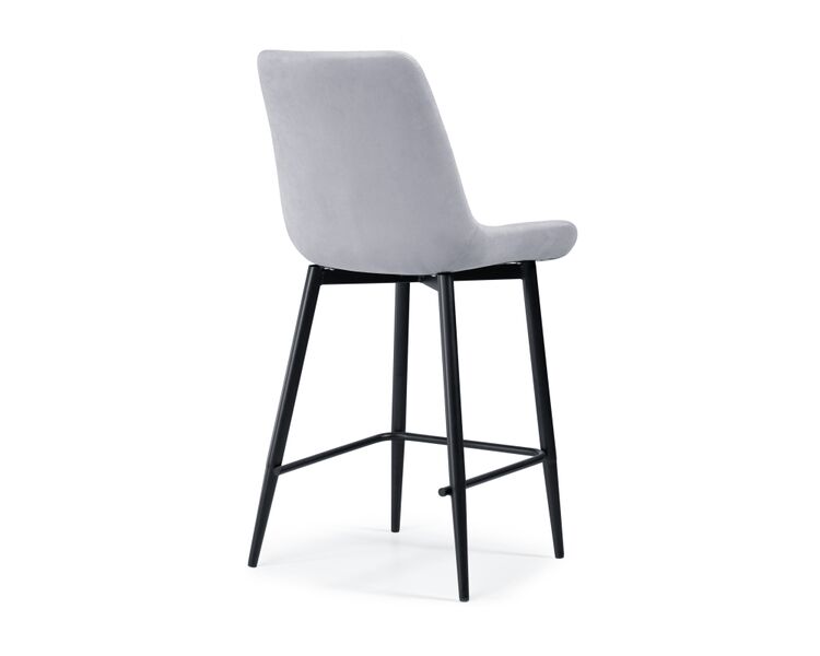 Купить Барный стул Алст серо-лиловый / черный, Цвет: серый-2, фото 4