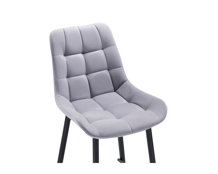 Купить Барный стул Алст серо-лиловый / черный, Цвет: серый-2, фото 5