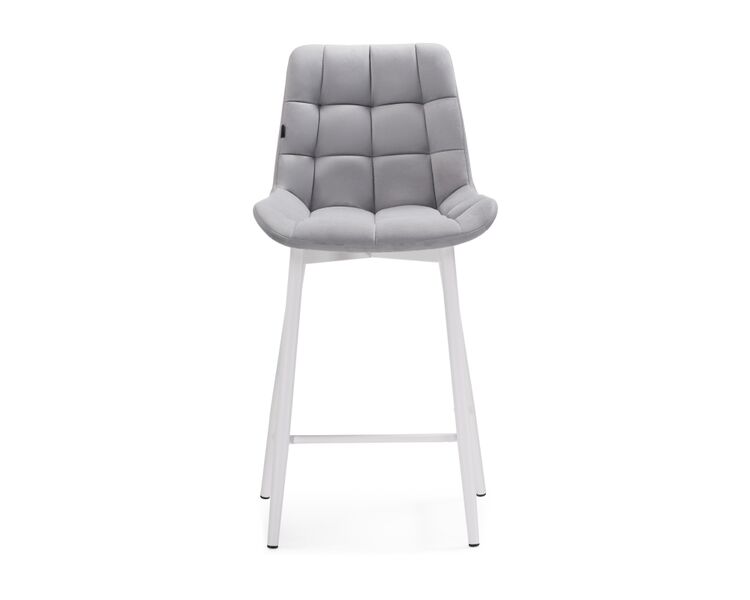 Купить Барный стул Алст светло-серый / белый, Цвет: светло-серый, фото 2