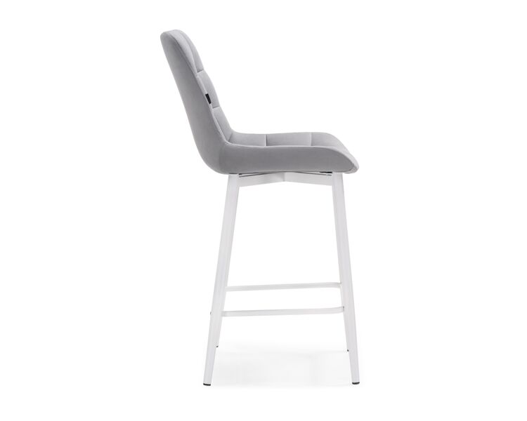 Купить Барный стул Алст светло-серый / белый, Цвет: светло-серый, фото 3