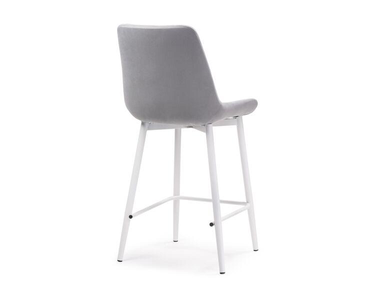Купить Барный стул Алст светло-серый / белый, Цвет: светло-серый, фото 4
