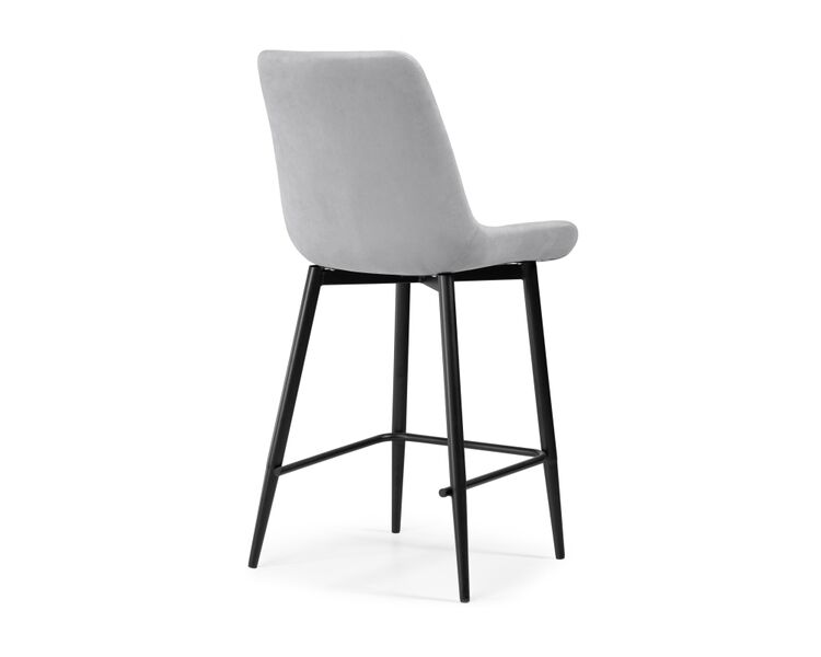 Купить Барный стул Алст светло-серый / черный, Цвет: серый-1, фото 4