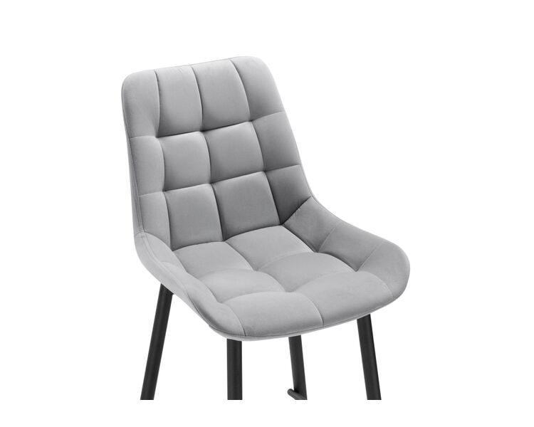 Купить Барный стул Алст светло-серый / черный, Цвет: серый-1, фото 5
