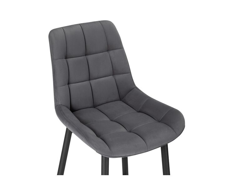 Купить Барный стул Алст темно-серый / черный, Цвет: темно-серый, фото 5