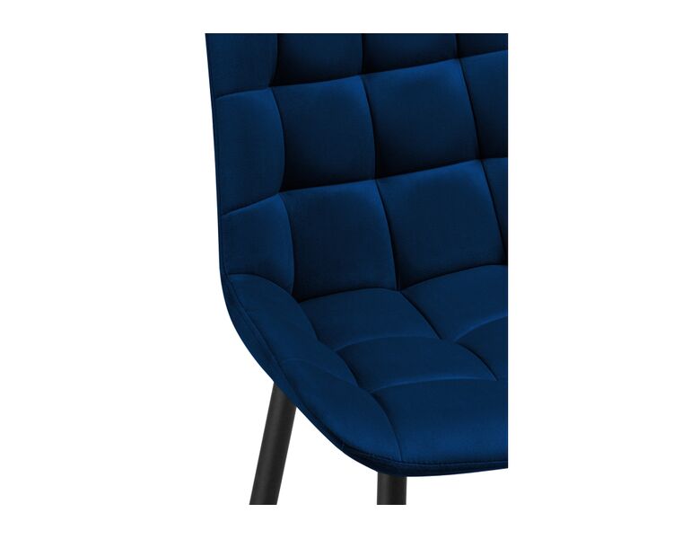 Купить Барный стул Алст велюр синий / черный, Цвет: синий, фото 6