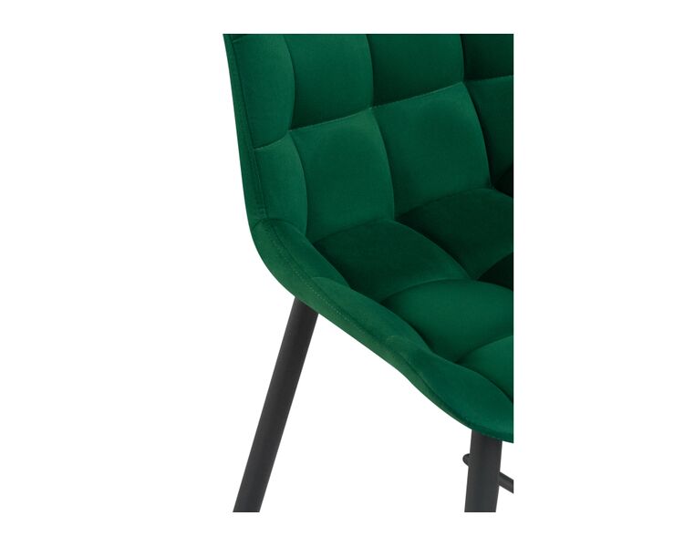Купить Барный стул Алст велюр зеленый / черный, Цвет: зеленый, фото 6