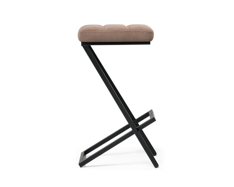 Купить Барный стул Амаури катания корица / черный матовый, Цвет: коричневый, фото 3
