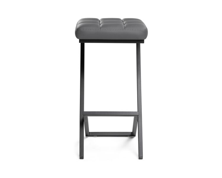 Купить Барный стул Амаури темно-серый / черный матовый, Цвет: серый, фото 2
