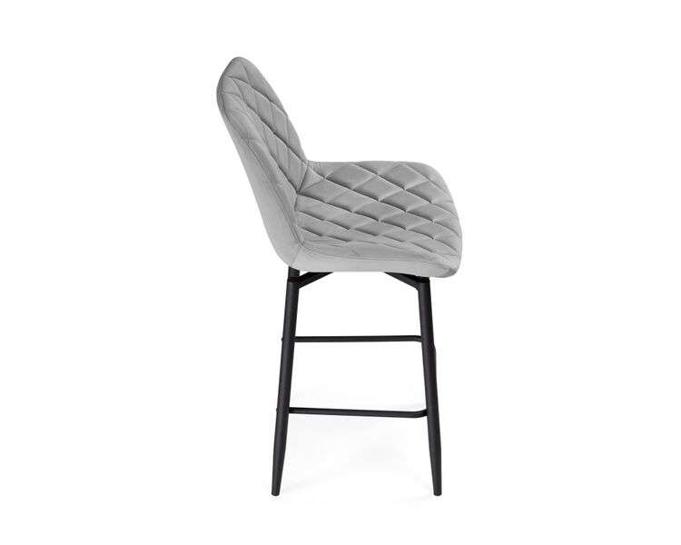 Купить Барный стул Баодин К Б/К крутящийся светло-серый / черный, Цвет: серый, фото 3