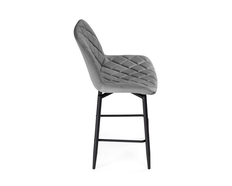 Купить Барный стул Баодин К Б/К крутящийся темно-серый / черный, Цвет: серый, фото 3