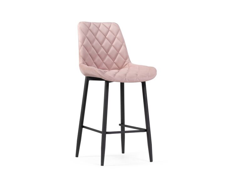 Купить Барный стул Баодин К Б/К розовый / черный, Цвет: розовый