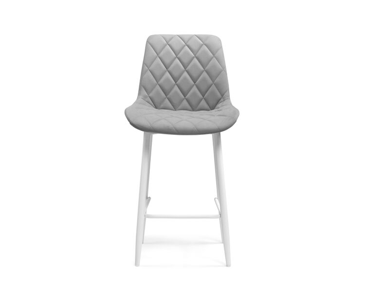 Купить Барный стул Баодин К Б/К светло-серый / белый, Цвет: серый, фото 2