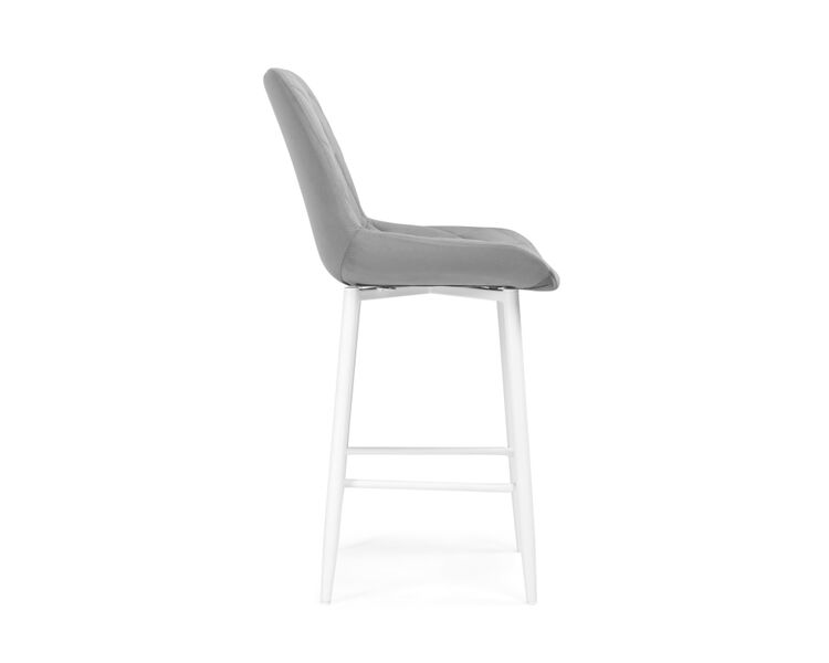 Купить Барный стул Баодин К Б/К светло-серый / белый, Цвет: серый, фото 3
