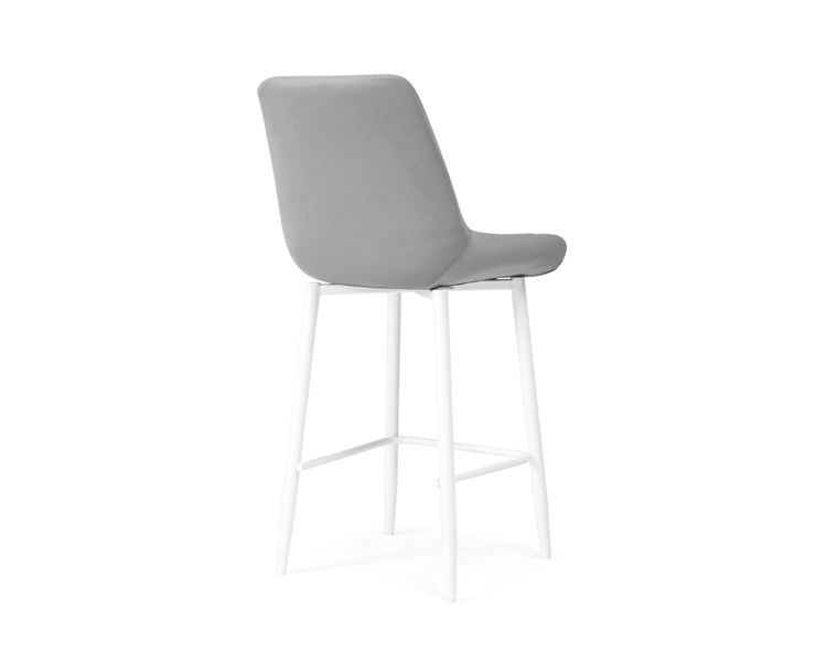 Купить Барный стул Баодин К Б/К светло-серый / белый, Цвет: серый, фото 4