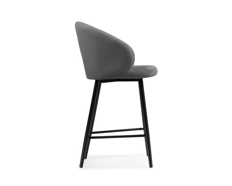 Купить Барный стул Бэнбу velutto 32 / черный, Цвет: серый, фото 3