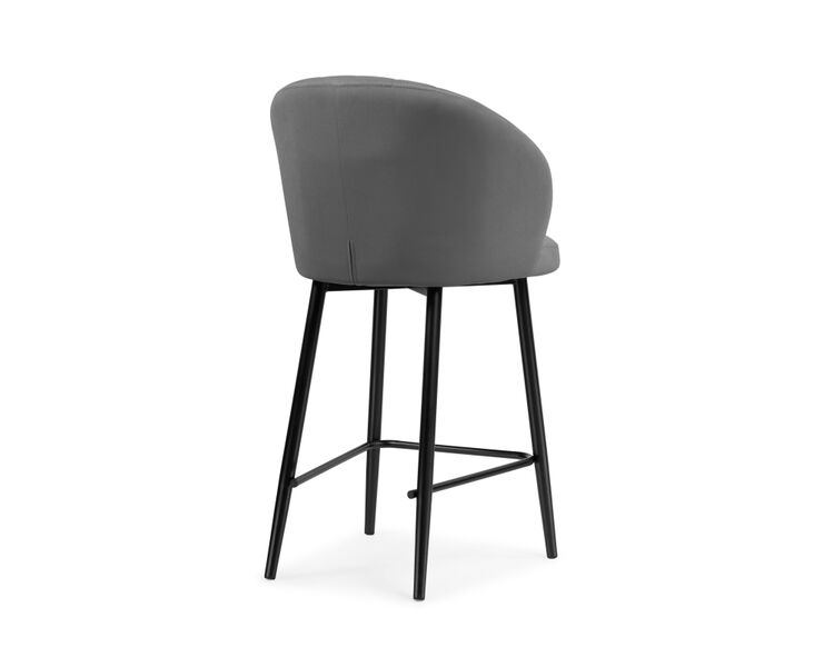 Купить Барный стул Бэнбу velutto 32 / черный, Цвет: серый, фото 4