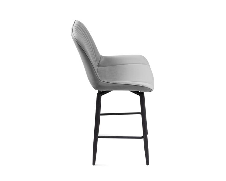 Купить Барный стул Седа К крутящийся светло-серый / черный, Цвет: серый, фото 3