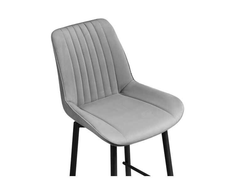 Купить Барный стул Седа К крутящийся светло-серый / черный, Цвет: серый, фото 5