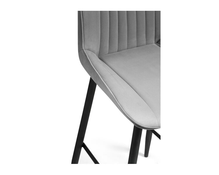 Купить Барный стул Седа К крутящийся светло-серый / черный, Цвет: серый, фото 6