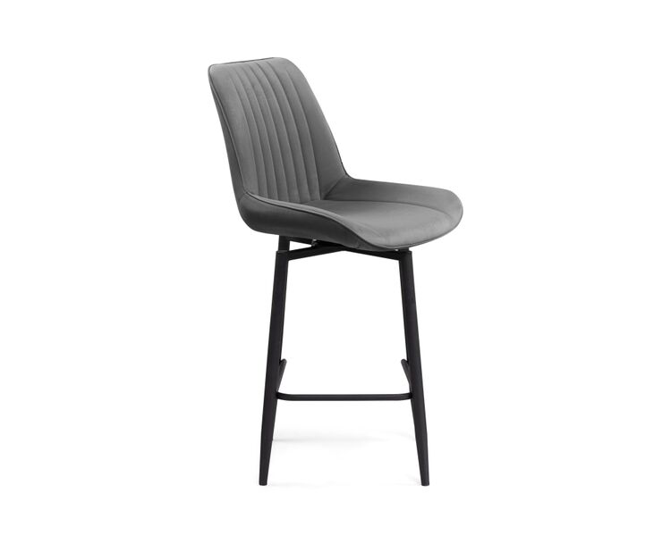 Купить Барный стул Седа К крутящийся темно-серый / черный, Цвет: латте, фото 2