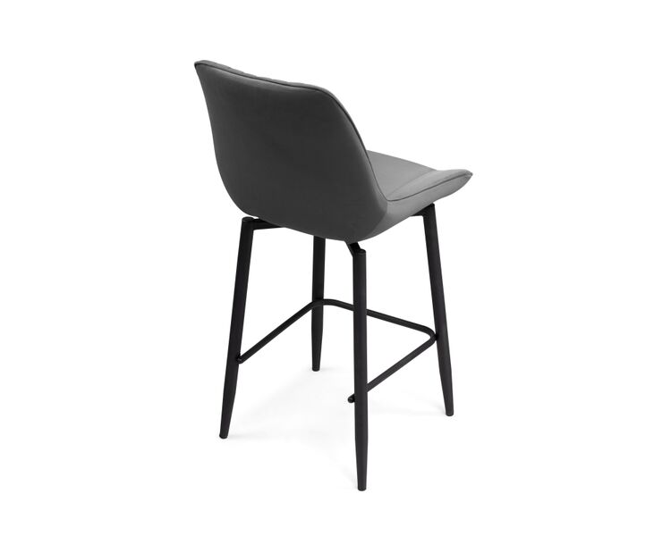 Купить Барный стул Седа К крутящийся темно-серый / черный, Цвет: латте, фото 4