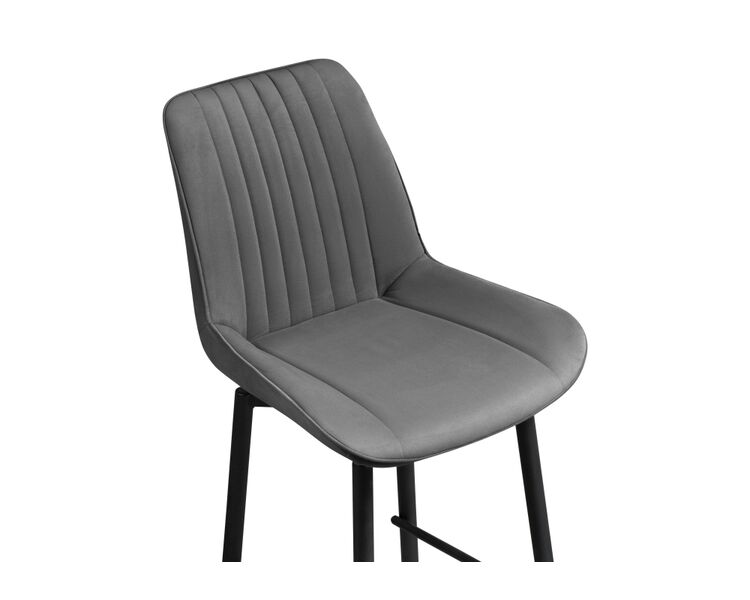 Купить Барный стул Седа К крутящийся темно-серый / черный, Цвет: латте, фото 5