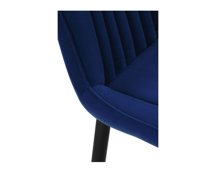 Купить Барный стул Седа велюр синий / черный, Цвет: синий, фото 6
