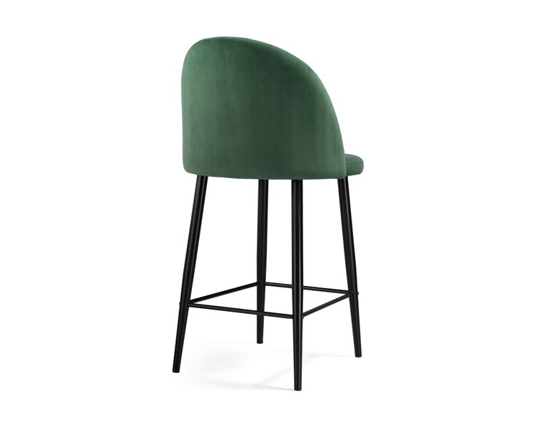 Купить Барный стул Амизуре катания изумруд / черный матовый, Цвет: серый, фото 4