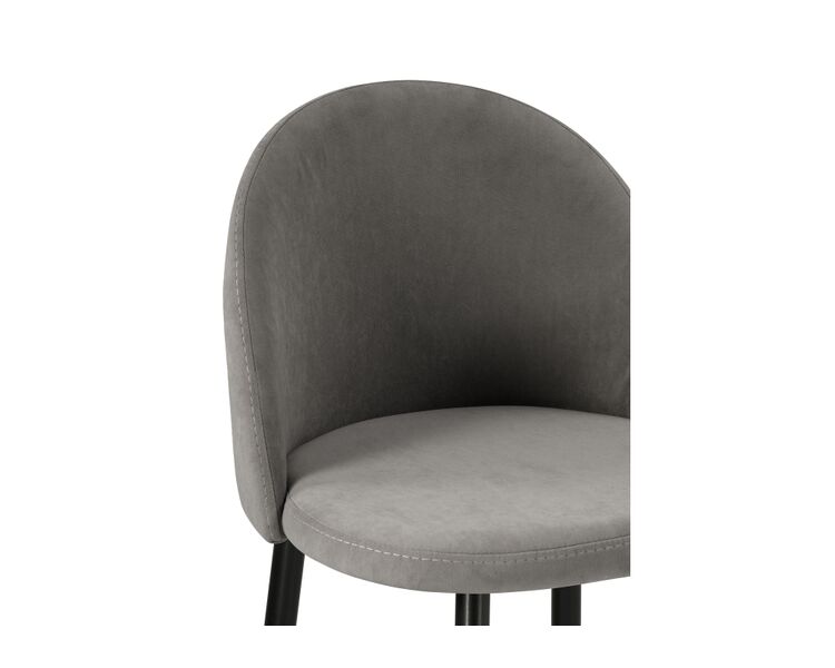 Купить Барный стул Амизуре темно-серый / черный матовый, Цвет: серый-1, фото 5