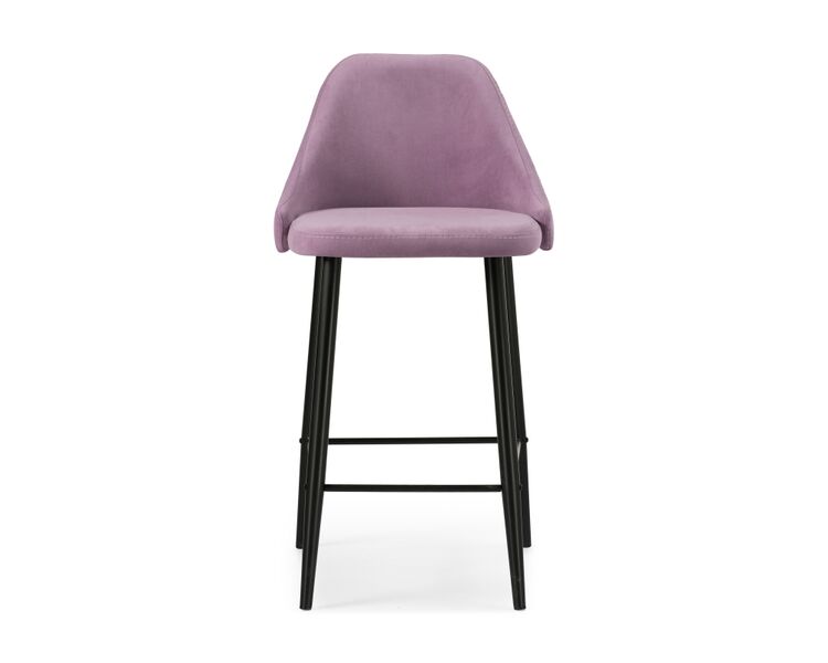 Купить Барный стул Джама лавандовый / черный матовый, Цвет: розовый, фото 2