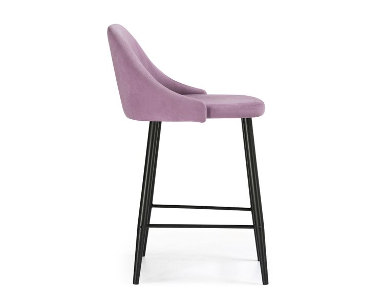 Купить Барный стул Джама лавандовый / черный матовый, Цвет: розовый, фото 3