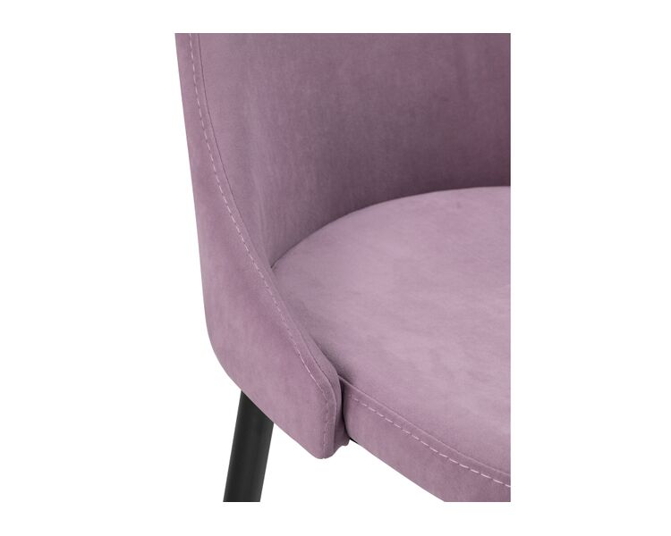 Купить Барный стул Джама лавандовый / черный матовый, Цвет: розовый, фото 6