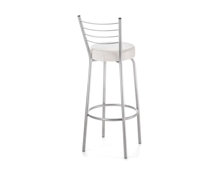 Купить Барный стул Kuroda белый полимер / светлый мусс, Цвет: белый, фото 4